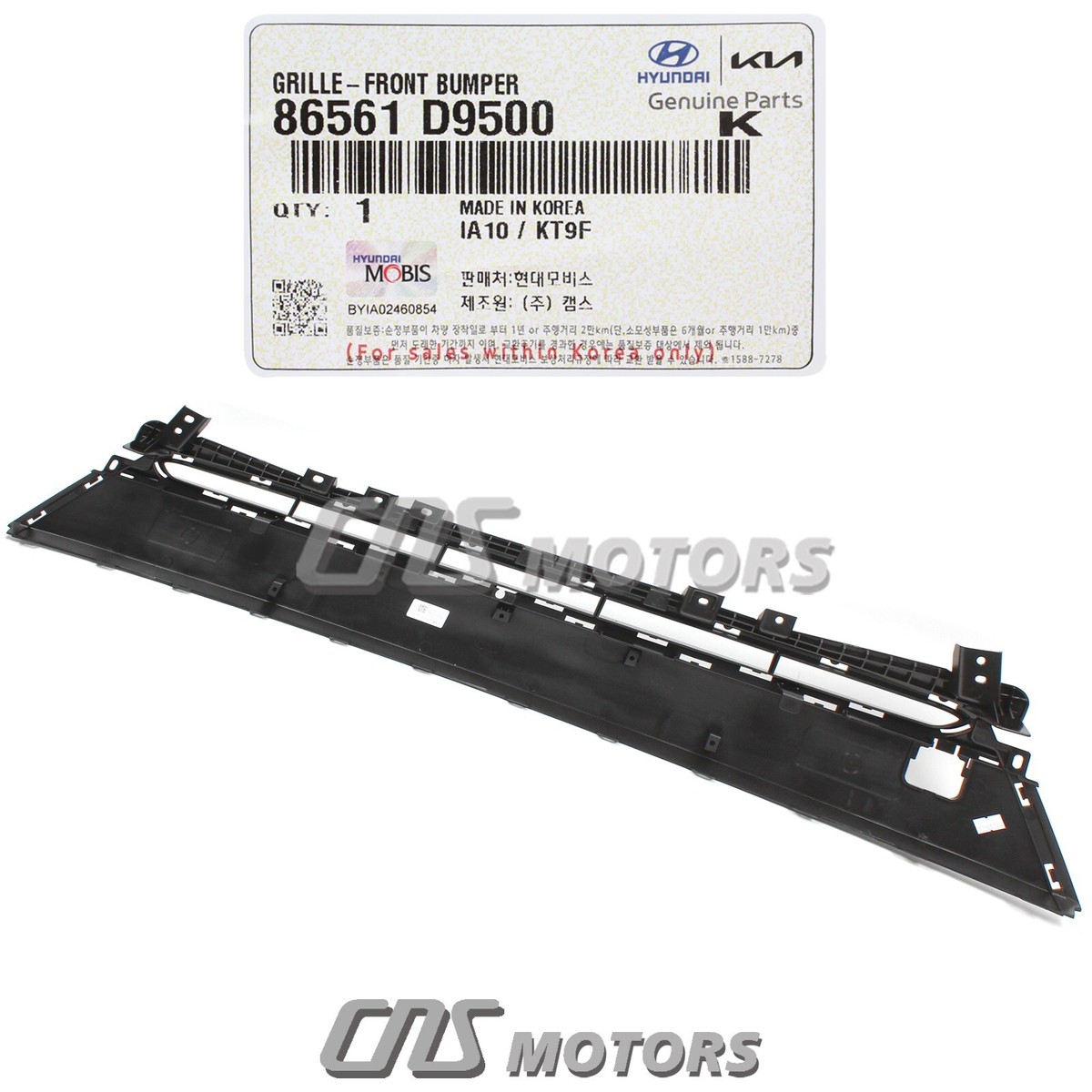 Lưới Cản Trước Kia Grand Sedona Mã phụ tùng 86561a9500