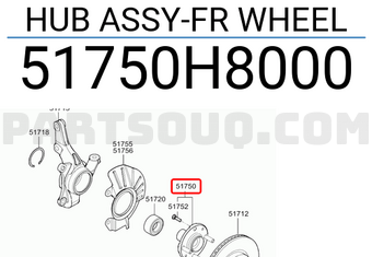 May Ơ Bánh Trước Kia Rio Mã phụ tùng 51750H8000