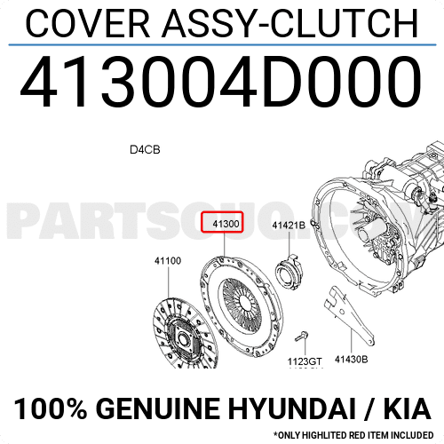 Bàn Ép Kia Bongo Mã phụ tùng 413004D000
