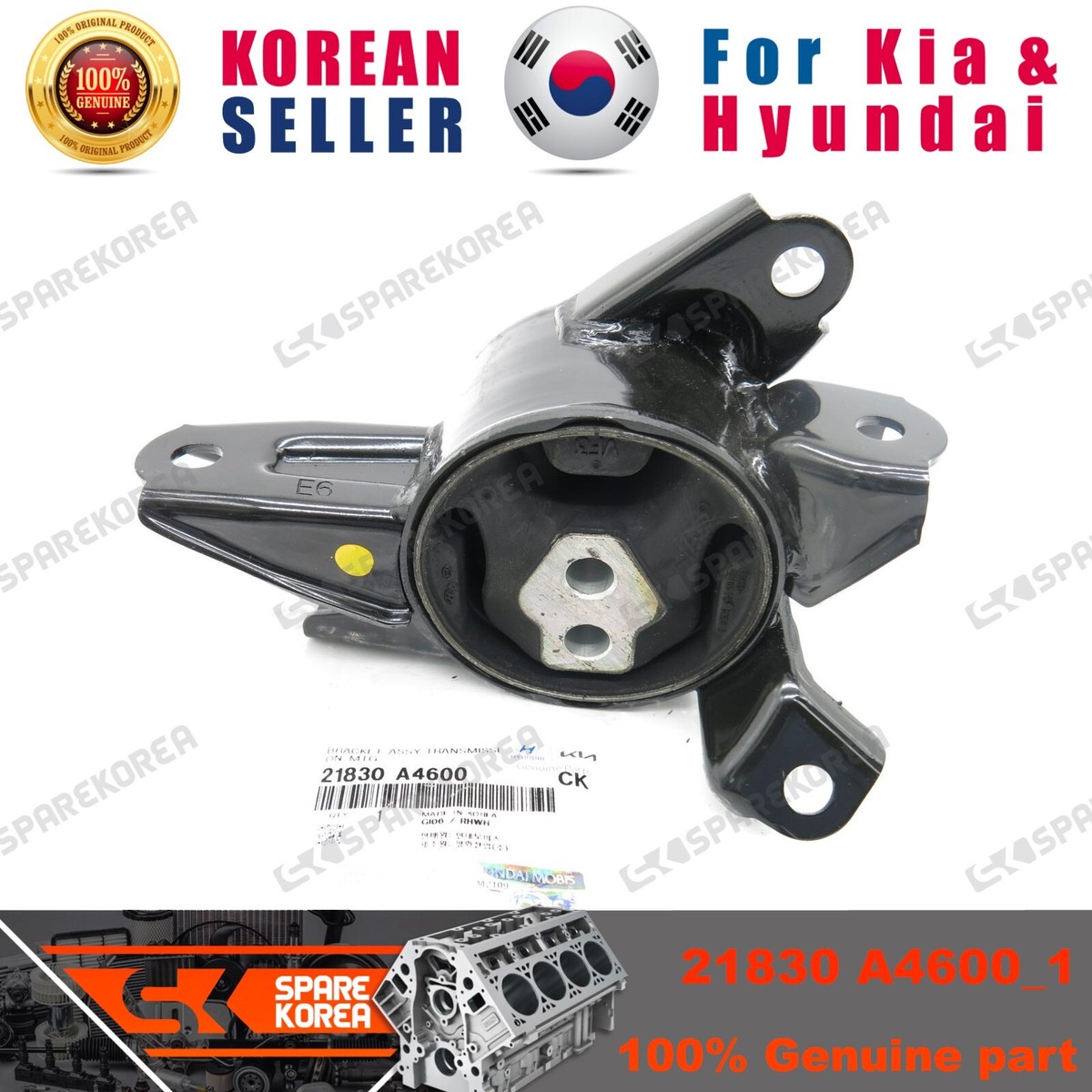 Chân Máy Hộp Số 1.7 Máy Dầu Kia Carens / rondo Mã phụ tùng 21830A4600
