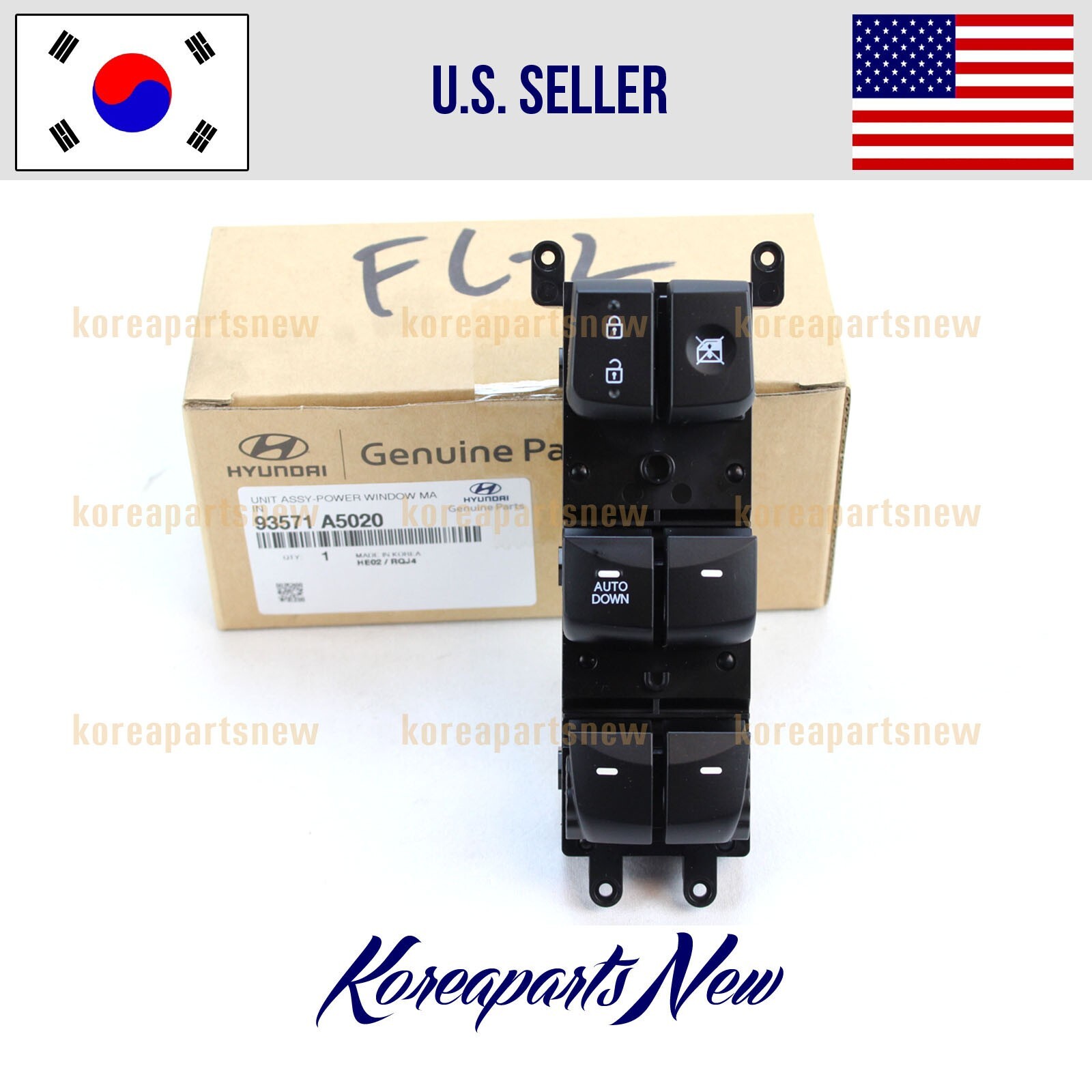 Công Tắc Nâng Hạ Kính Tổng Kia Carnival Mã phụ tùng 935714d020