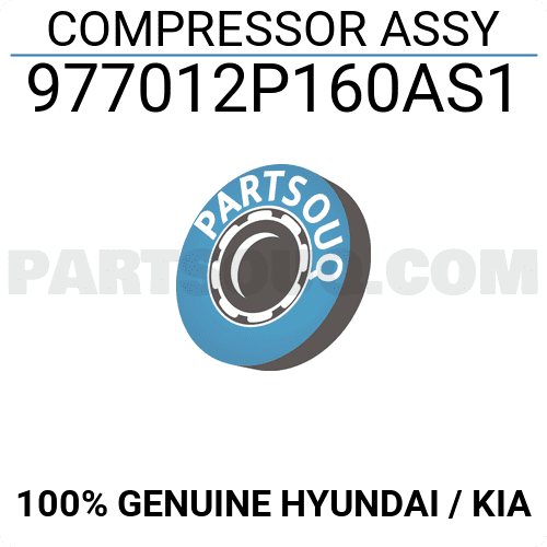 Lốc Điều Hòa Máy Dầu 2.2 Kia Sorento Mã phụ tùng 977012P160