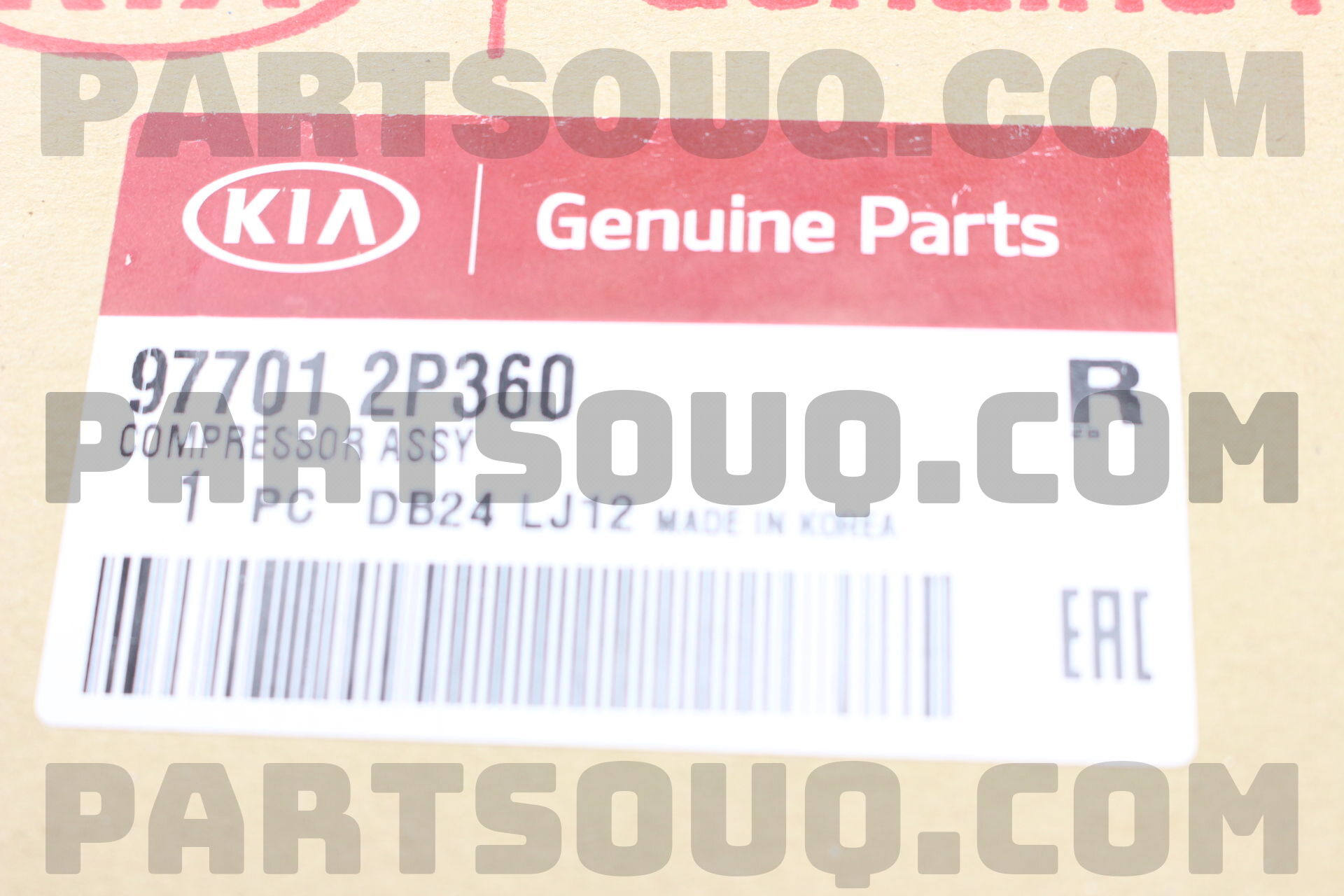 Lốc Điều Hòa Máy Xăng 2.4 Kia Sorento Mã phụ tùng 977012p360