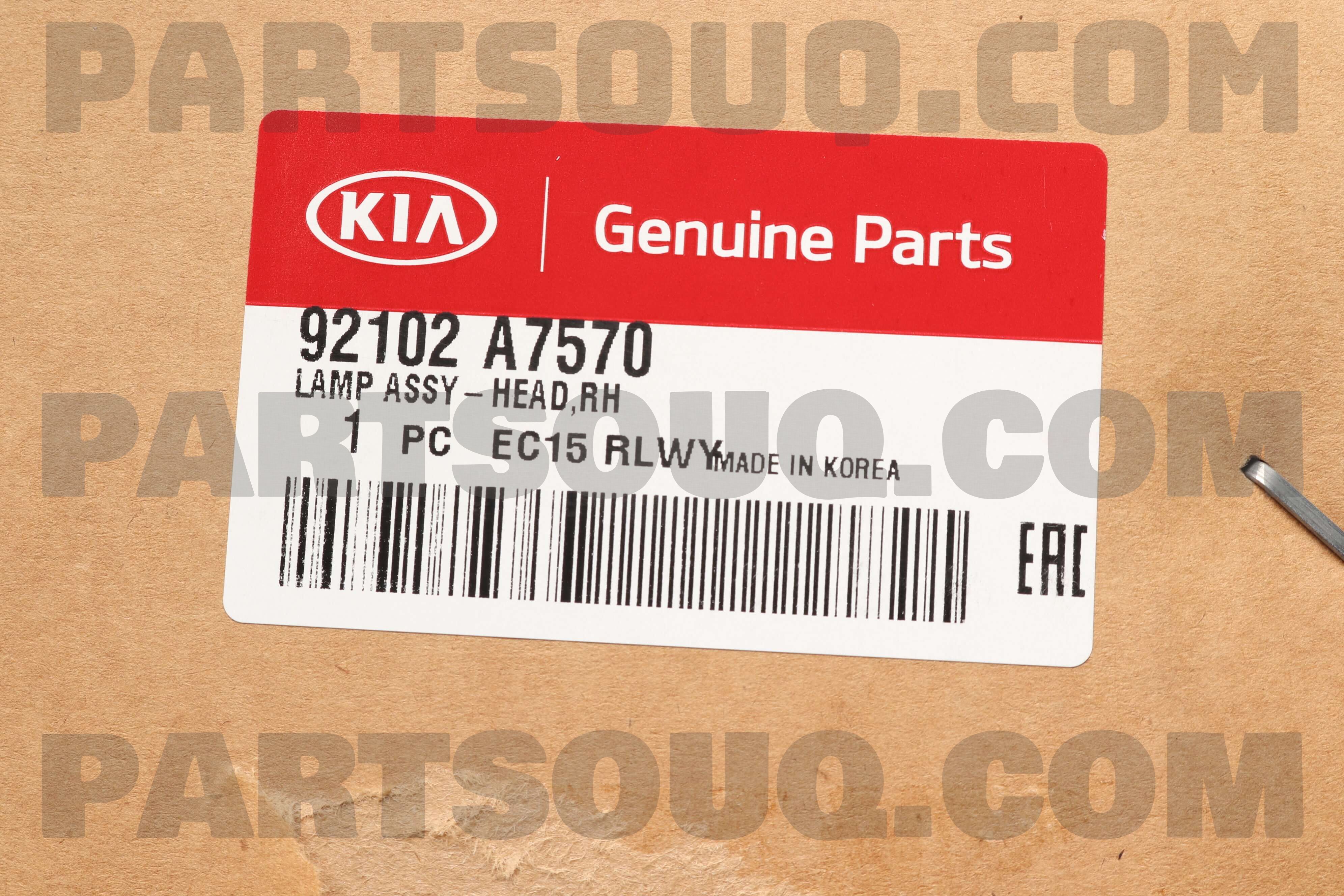 Đèn Pha Phải Kia Forte / Cerato Mã phụ tùng 92102A7570-OLD
