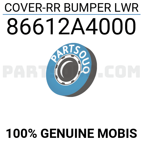 Nhựa Ốp Cản Sau Kia Carens / rondo Mã phụ tùng 86612a4000