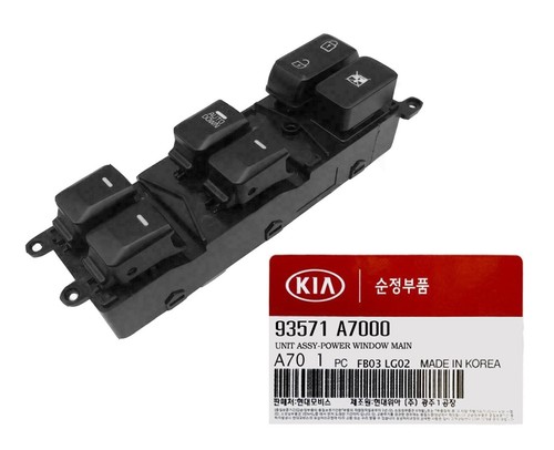 Cụm Công Tắc Lên Xuống Kính Tổng Kia Forte / Cerato Mã phụ tùng 93571A7260k3S