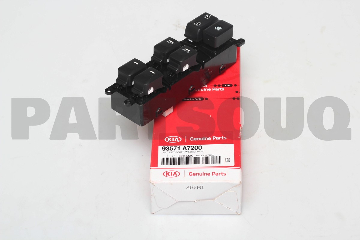 Cụm Công Tắc Lên Xuống Kính Tổng Kia Forte / Cerato Mã phụ tùng 93571A7260k3S