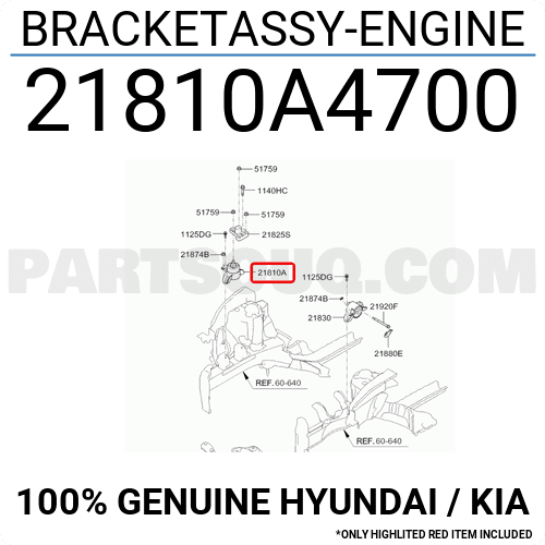 Chân Máy Thủy Lực Kia Carens / rondo Mã phụ tùng 21810a4700