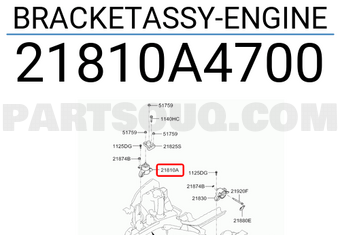 Chân Máy Thủy Lực Kia Carens / rondo Mã phụ tùng 21810a4700