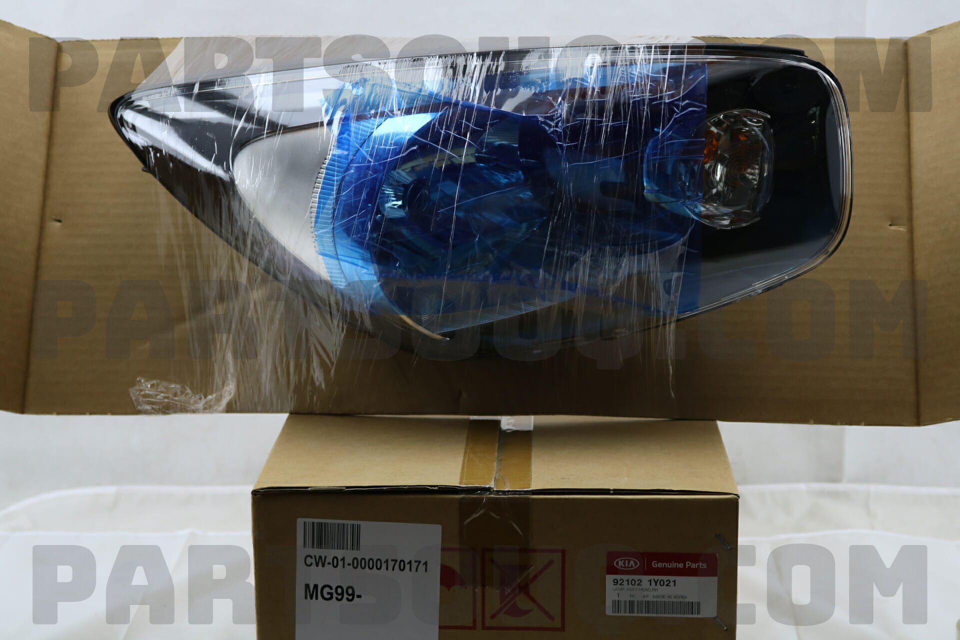 Đèn Pha Phải - Không Led Có Lăng Téc Kia Morning / Picanto Mã phụ tùng 921021Y021