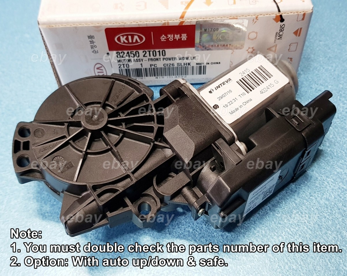 Mô Tơ Lên Xuông Kính Trước Trái Kia K3 Mã phụ tùng 82450A7010
