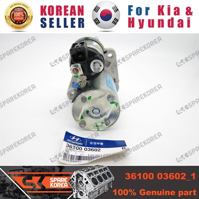 Máy Đề Khởi Động Kia Spectra OEM EX361002x000