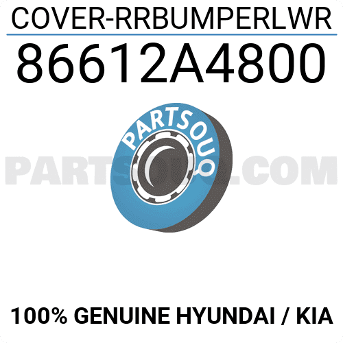 Nhựa Ốp Cản Sau Kia Carens / rondo Mã phụ tùng 86612a4800