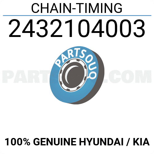 Xích Cam 1.0 Kia Morning / Picanto Mã phụ tùng 2432104003