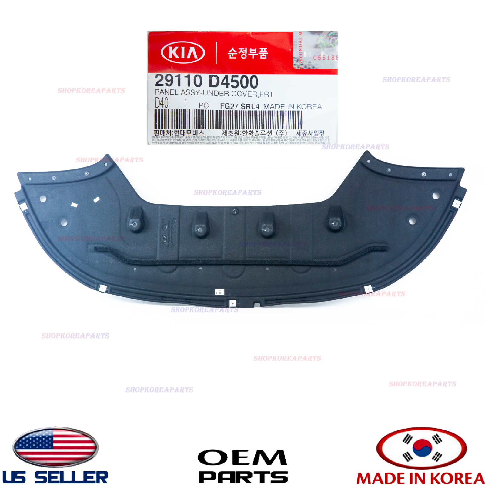 Chắn Bùn Gầm Máy Giữa Kia Carens / rondo Mã phụ tùng 29110A4600