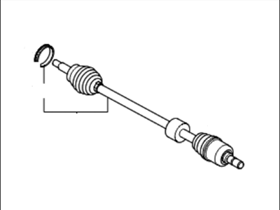 Cây Láp Phải Kia Carens / rondo Mã phụ tùng 495001D201