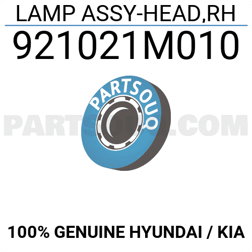 Đèn Pha Phải (Mí Trắng Có Điều Khiển Điện) Kia Forte / Cerato Mã phụ tùng 921021M010