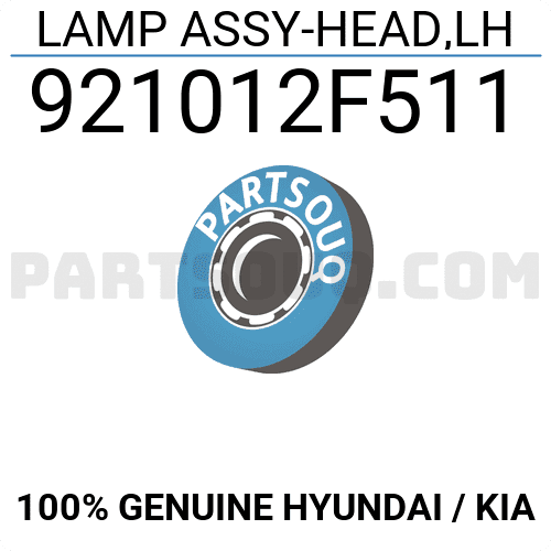Đèn Pha Trái Kia Forte / Cerato Mã phụ tùng 921012F511