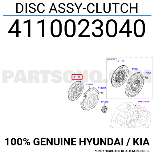 Lá Côn Kia Forte / Cerato Mã phụ tùng 4110023040