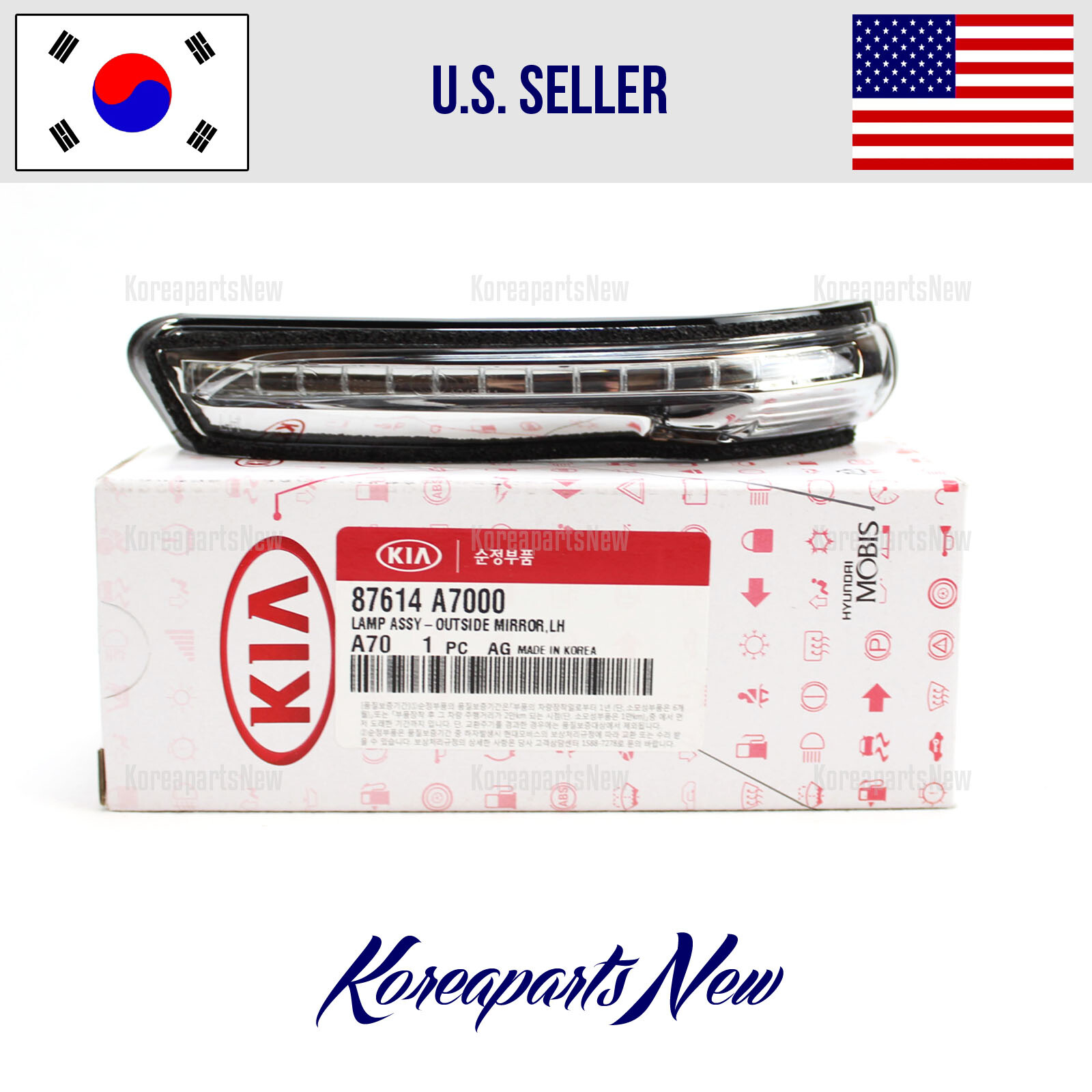 Xin An Gương - L Kia Forte / Cerato Mã phụ tùng 87614A7000