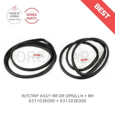 Gioăng Khung Thành Cánh Cửa Sau Phải Kia Sorento Mã phụ tùng 831203e000