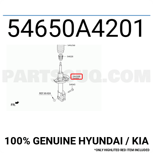 Giảm Xóc Trước Trái Kia Carens / rondo Mã phụ tùng 54650a4201