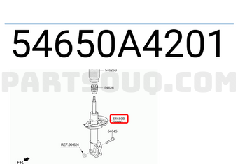 Giảm Xóc Trước Trái Kia Carens / rondo Mã phụ tùng 54650a4201