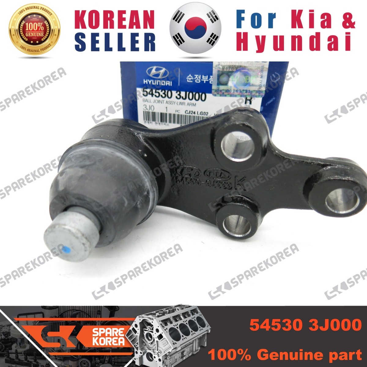 Rotuyn Trụ Đứng Dưới Kia Carnival Mã phụ tùng 545303J000