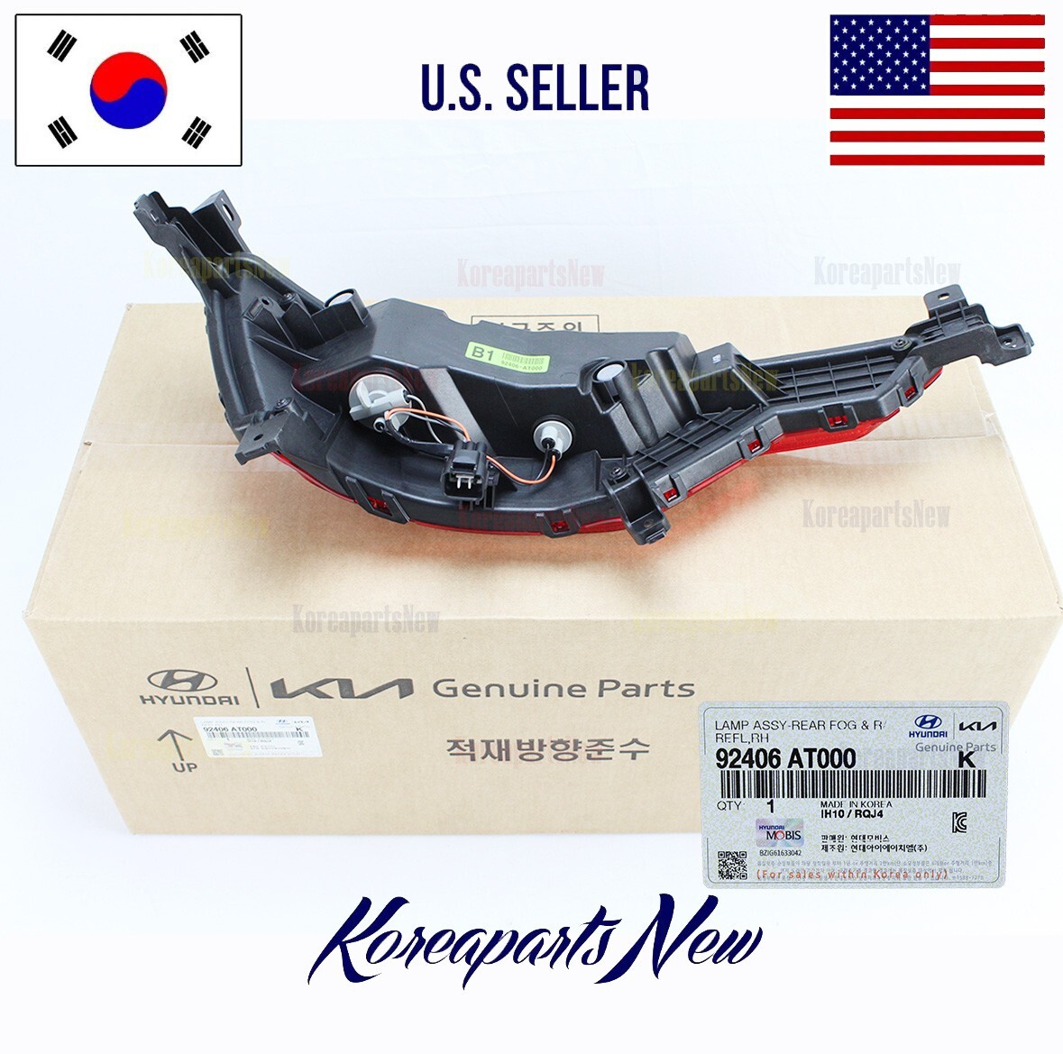Đèn Phản Quang Cản Sau Phải Kia Carens / rondo Mã phụ tùng 92406a4000