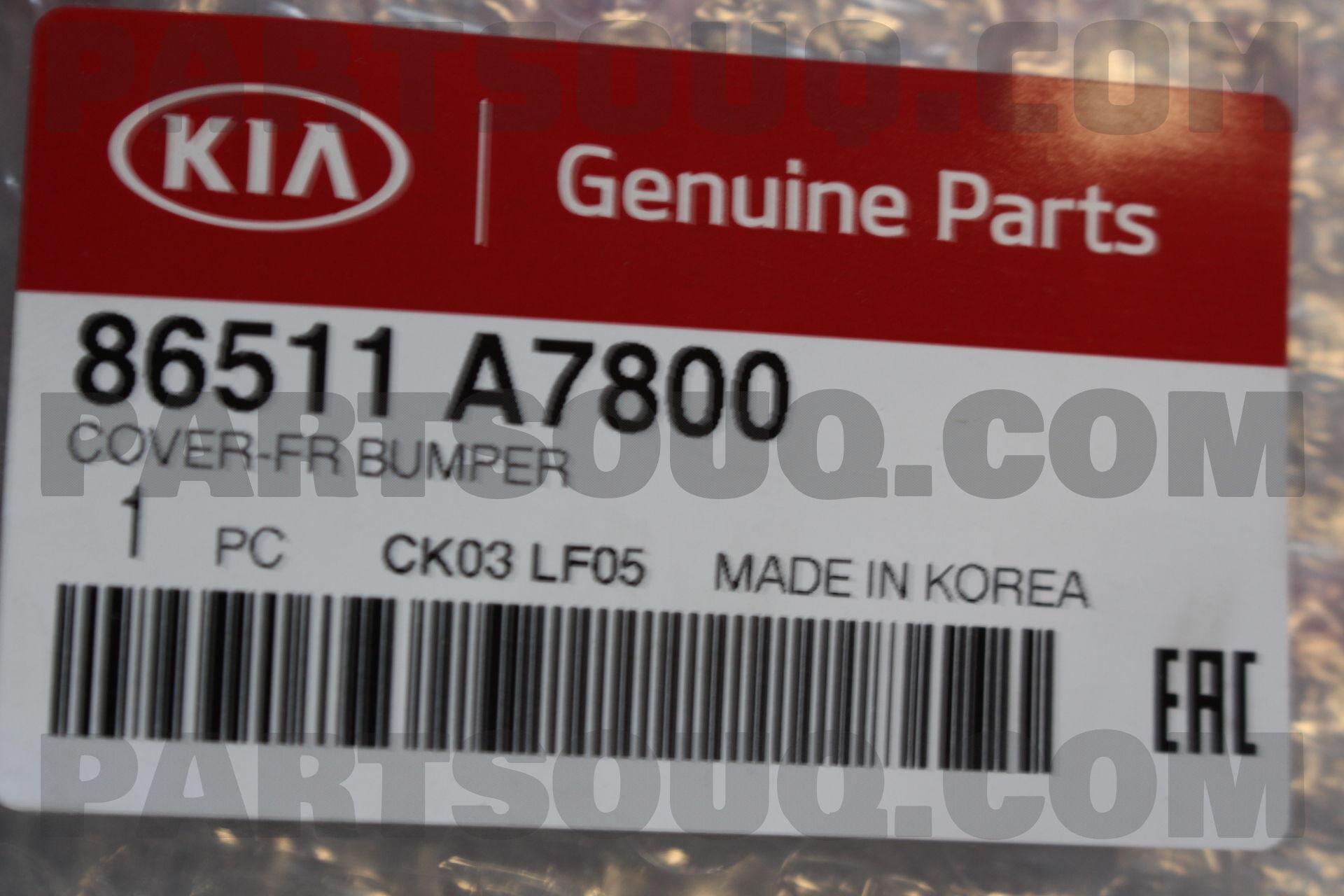 Cản Trước Không Lỗ Cảm Biến Kia Forte / Cerato Mã phụ tùng 86511a7800