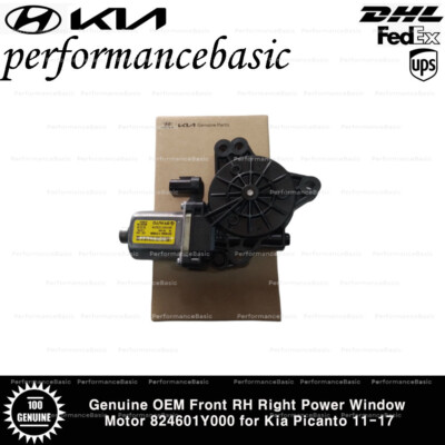 Mô Tơ Nâng Hạ Kính Cánh Cửa Trước Phải Kia Morning / Picanto Mã phụ tùng 824601y000