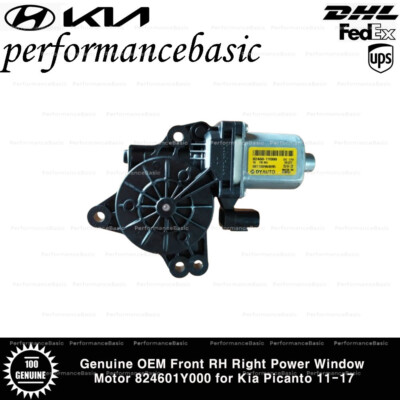 Mô Tơ Nâng Hạ Kính Cánh Cửa Trước Phải Kia Morning / Picanto Mã phụ tùng 824601y000