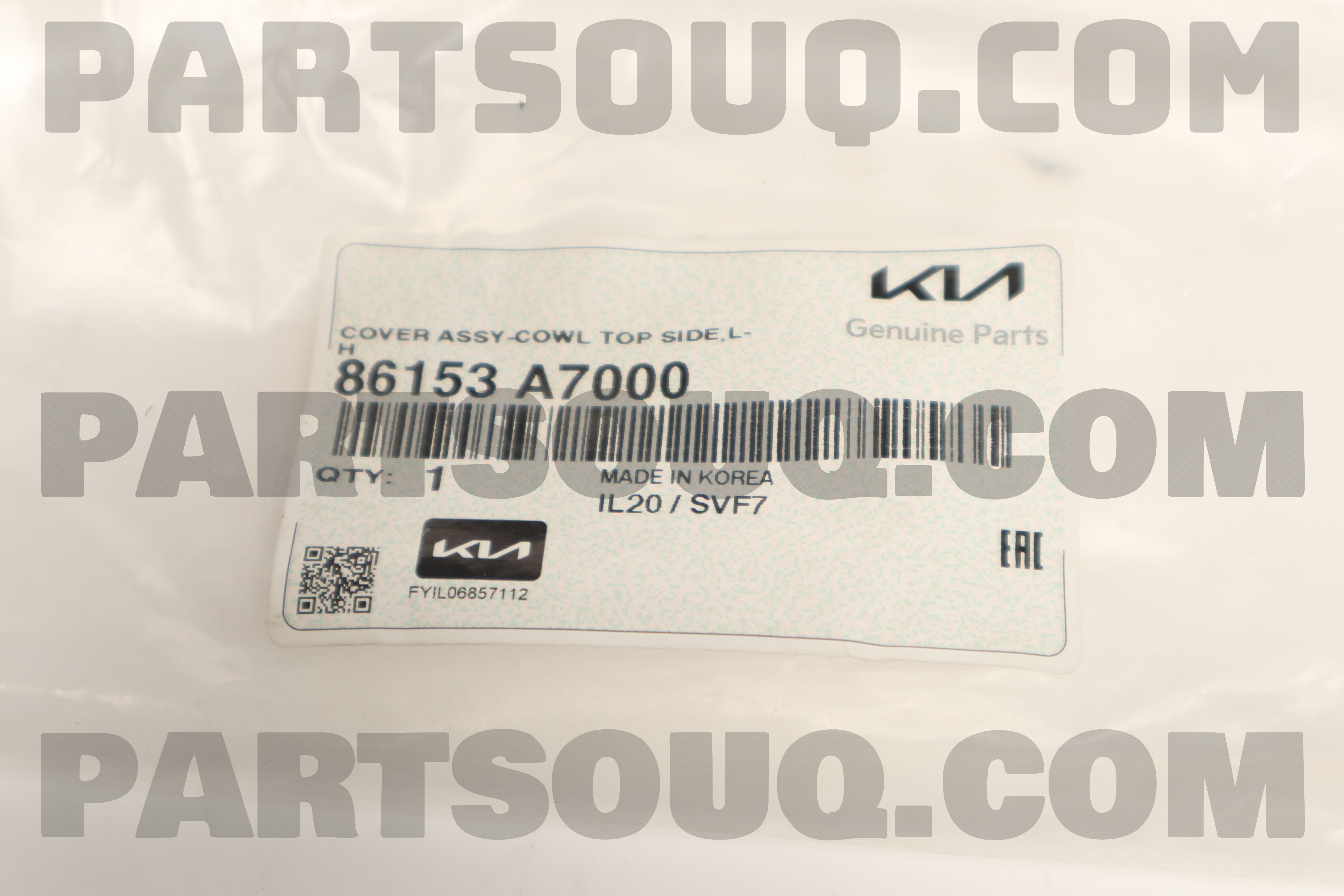 Ốp Chân Kính Chắn Gió Lh Kia Forte / Cerato Mã phụ tùng 86153a7000