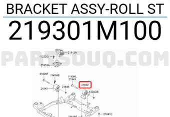 Chân Đuôi Hộp Số Kia Forte / Cerato Mã phụ tùng 219301M100