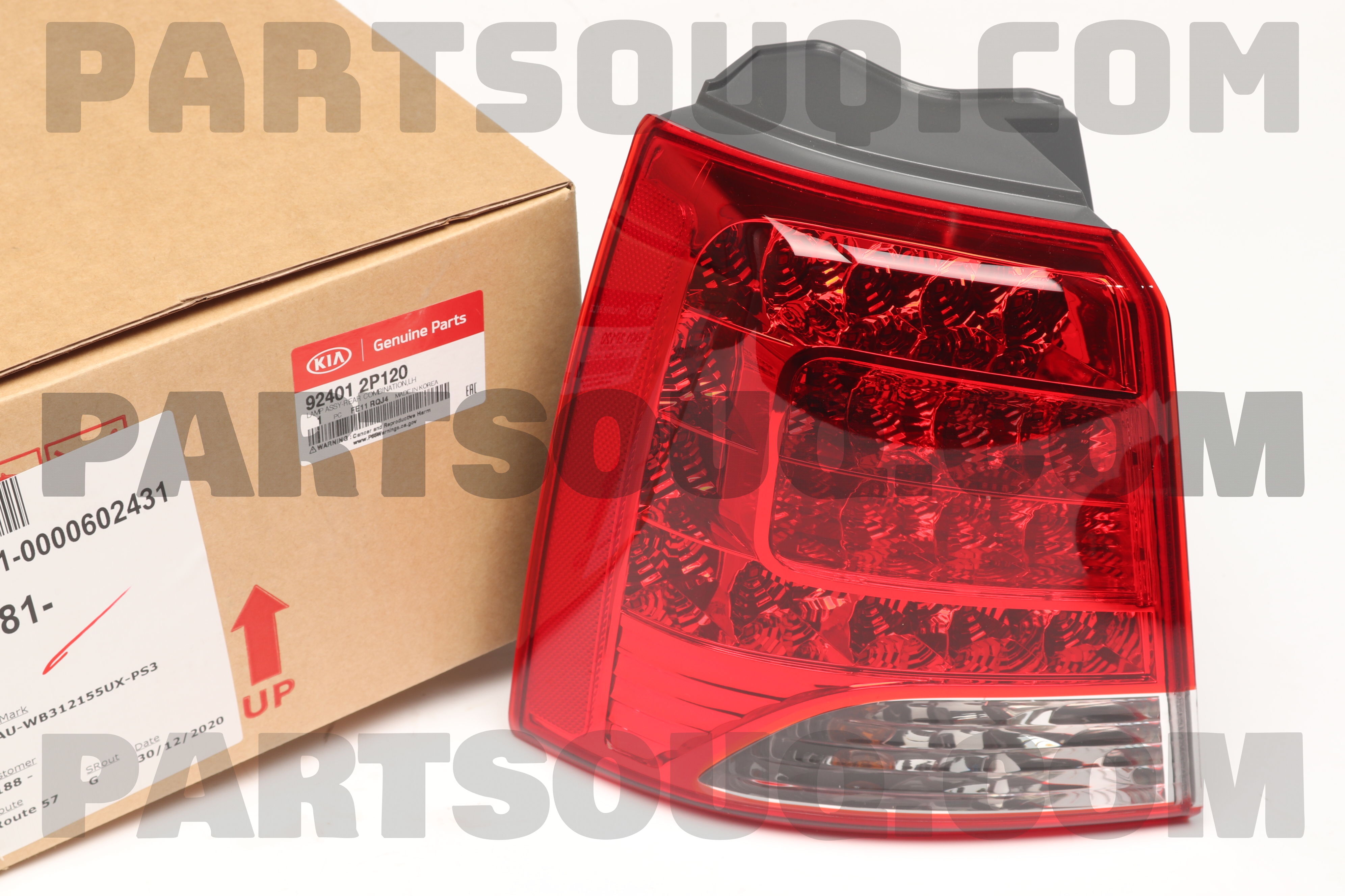 Đèn Hậu Miếng Ngoài Trái Kia Sorento Mã phụ tùng 924012p120