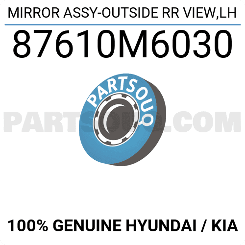 Gương Chiếu Hậu Trái Kia Forte / Cerato Mã phụ tùng 87610m6030