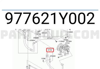 Ti Ô Hạ Áp Điều Hòa Kia Morning / Picanto Mã phụ tùng 977621Y002