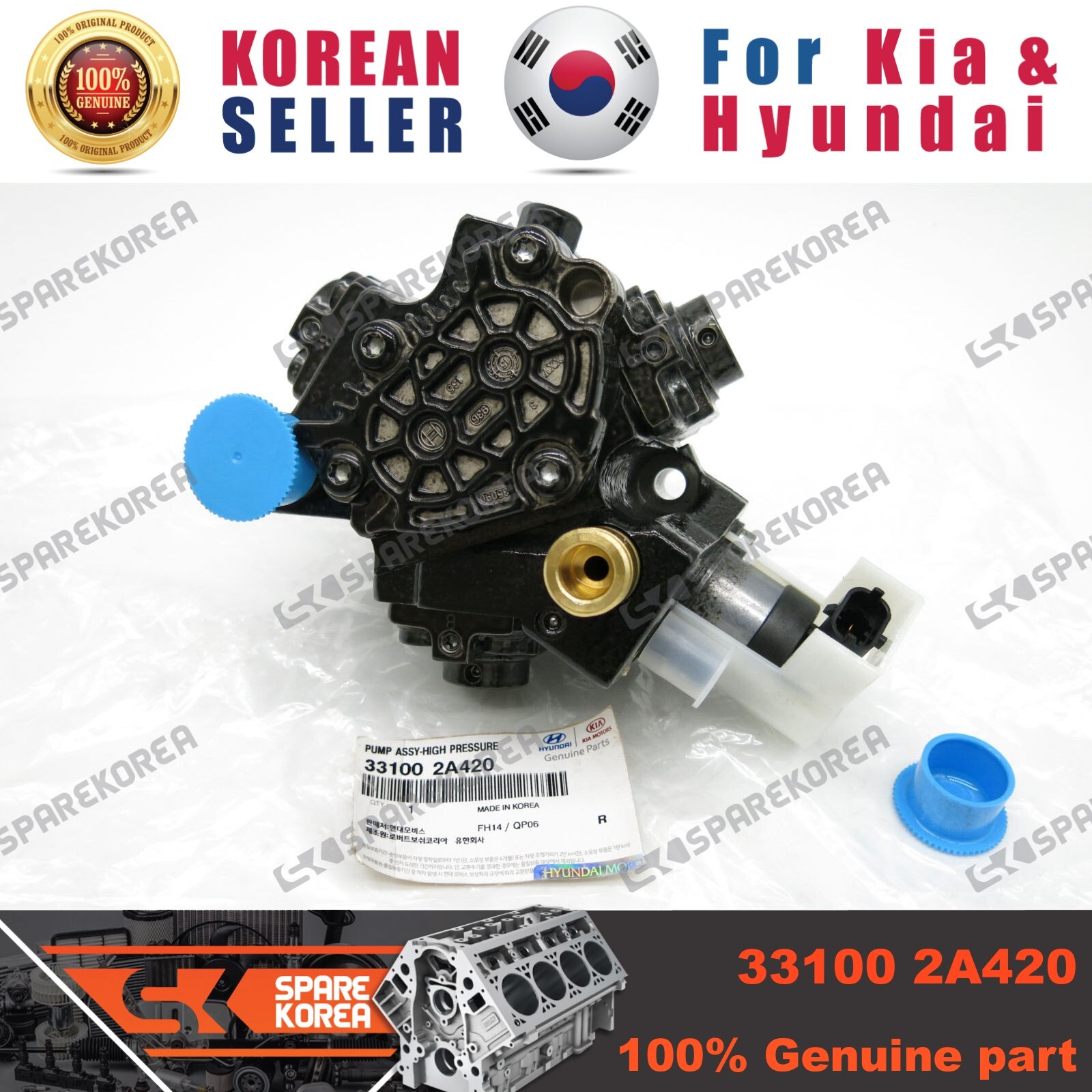 Bơm Cao Áp Kia Carens / rondo Mã phụ tùng 331002a420