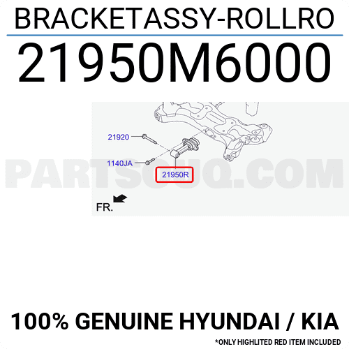 Chân Máy Số 8 Kia Forte / Cerato Mã phụ tùng 21950M6000