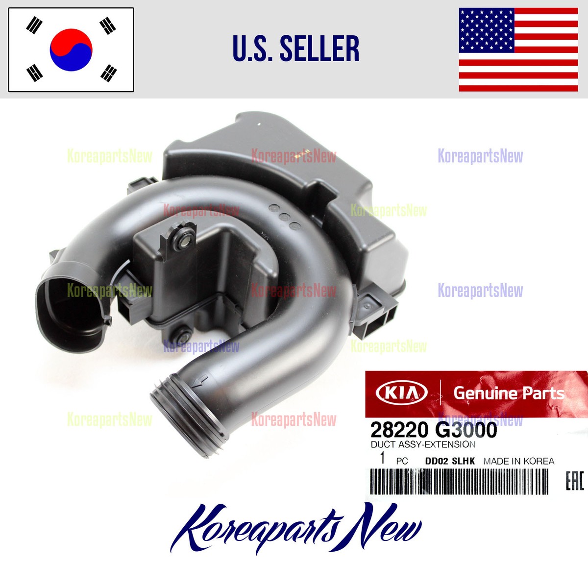 Hộp Lọc Gió Không Đựng Lọc Kia Forte / Cerato Mã phụ tùng 28220g3000