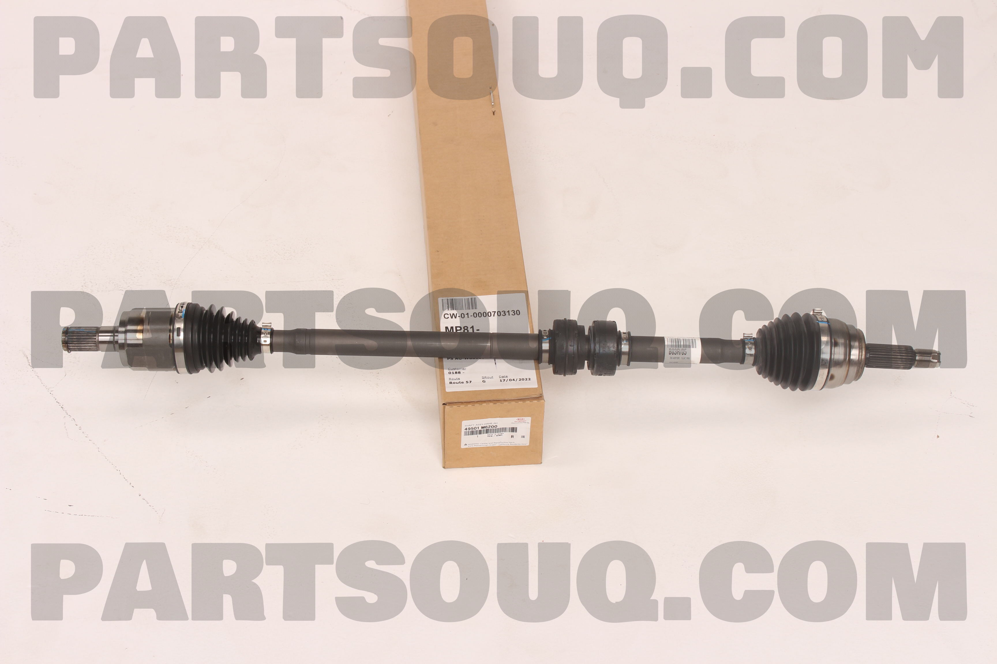 Cây Láp Phải Kia Forte / Cerato Mã phụ tùng 49501m6200