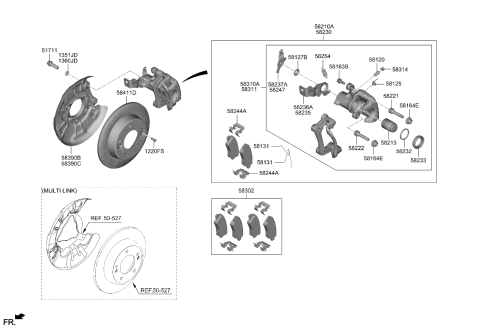 Piston Phanh Sau Kia Forte / Cerato Mã phụ tùng 58213C9300