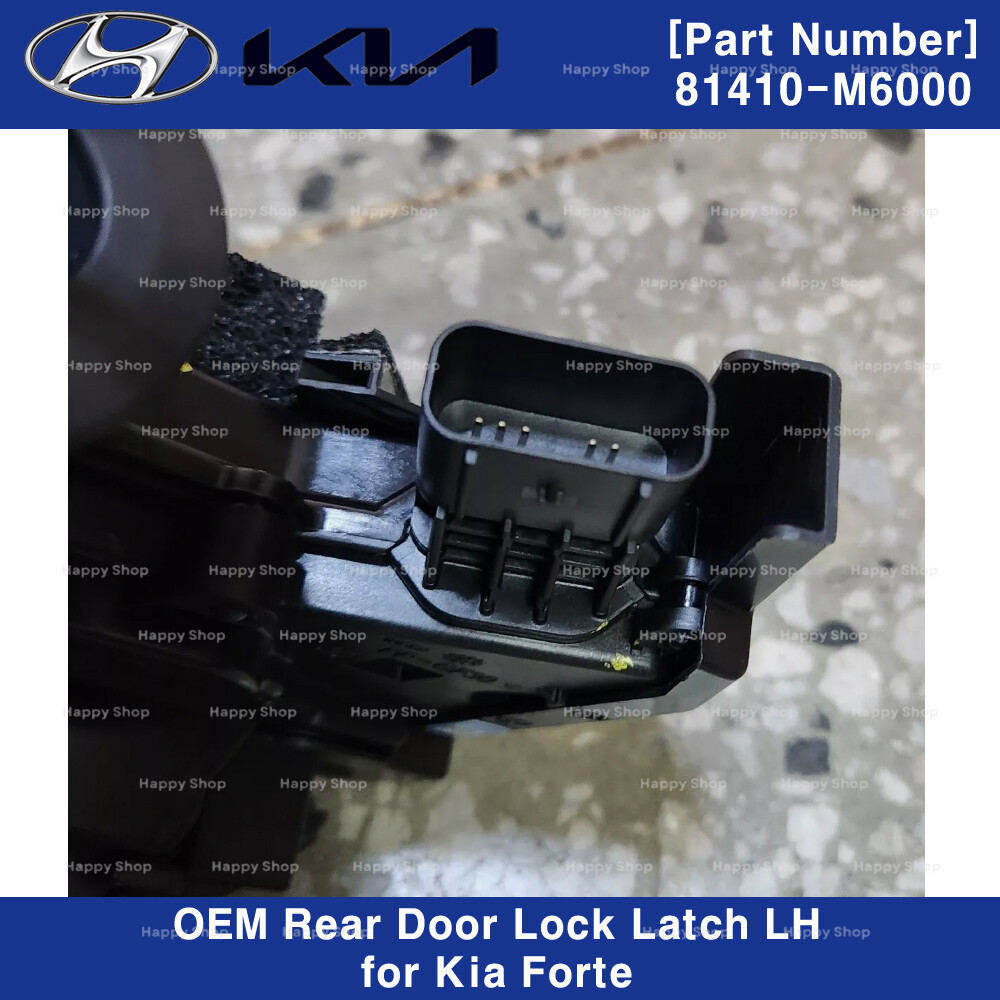 Ổ Khóa Ngậm Cửa Sau Trái Kia Forte / Cerato Mã phụ tùng 81410m6000