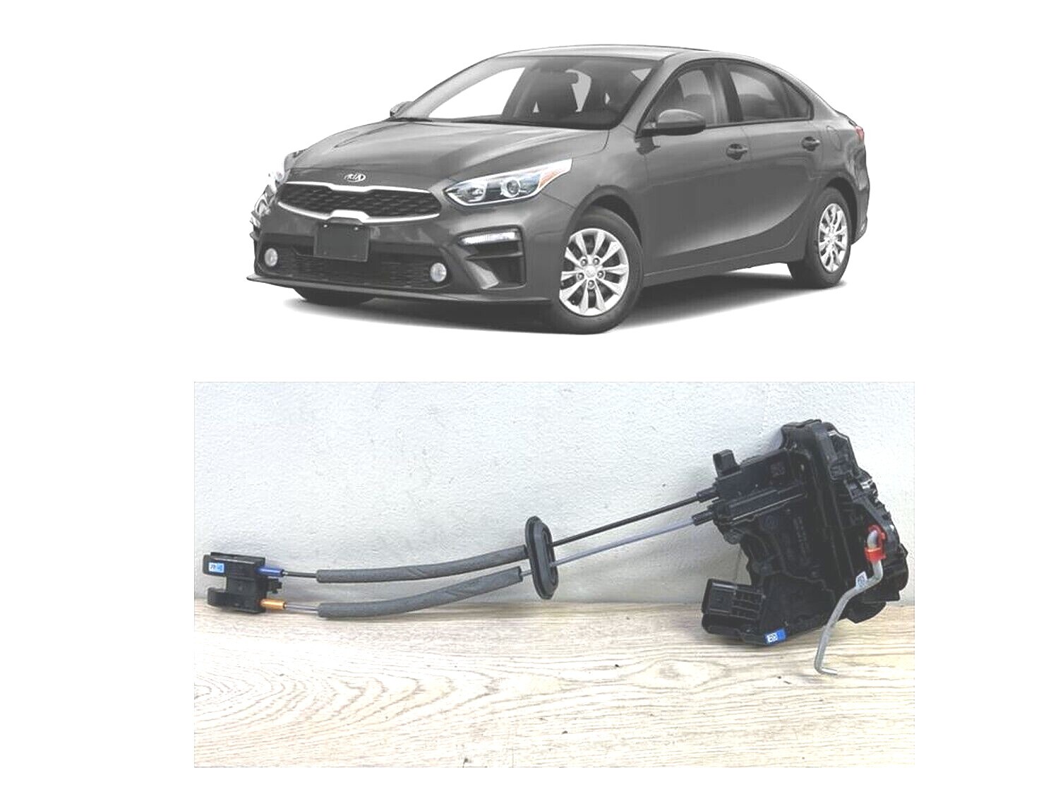 Ổ Khóa Ngậm Cửa Sau Phải Kia Forte / Cerato Mã phụ tùng 81420m6000