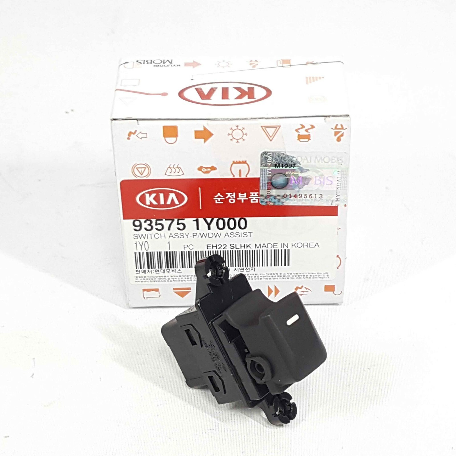 Công Tắc Lên Xuống Kính Cánh Cửa Trước Phải Kia Forte / Cerato Mã phụ tùng 93575M6550WK