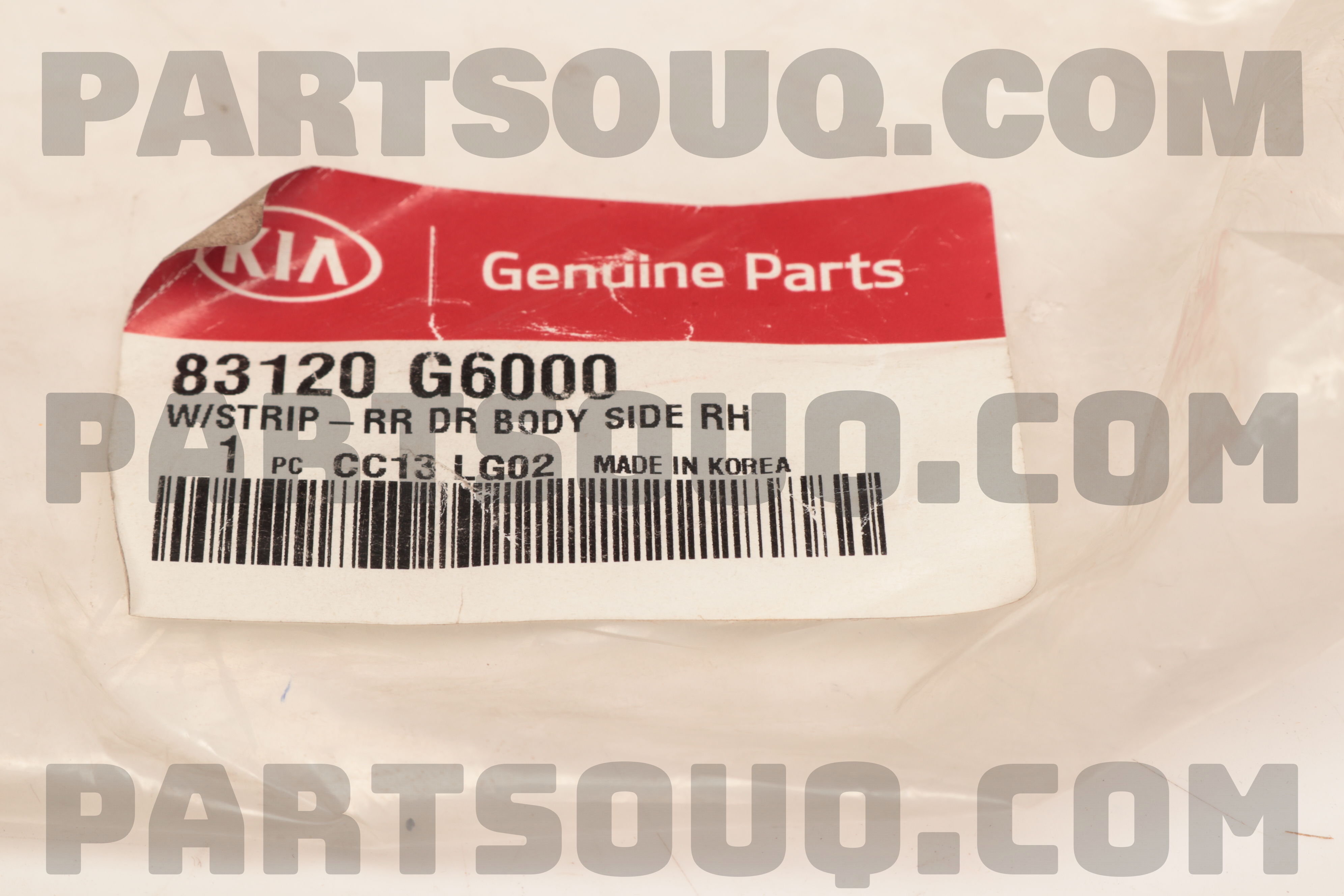 Gioăng Khung Thành Cánh Cửa Sau Phải Kia Forte / Cerato Mã phụ tùng 83120m6000