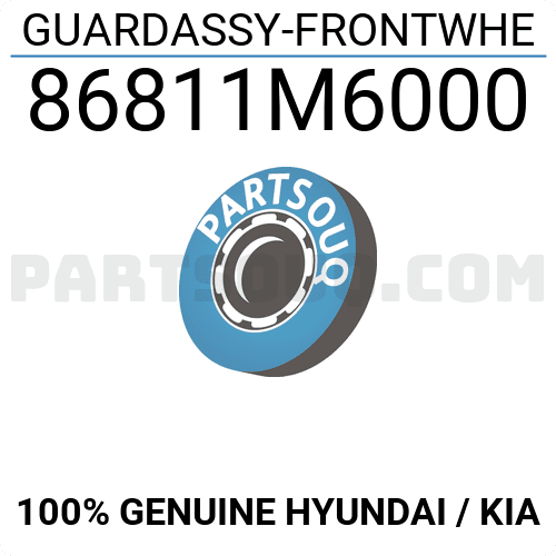 Lòng Dè Chắn Bùn Trước Trái Kia Forte / Cerato Mã phụ tùng 86811m6000