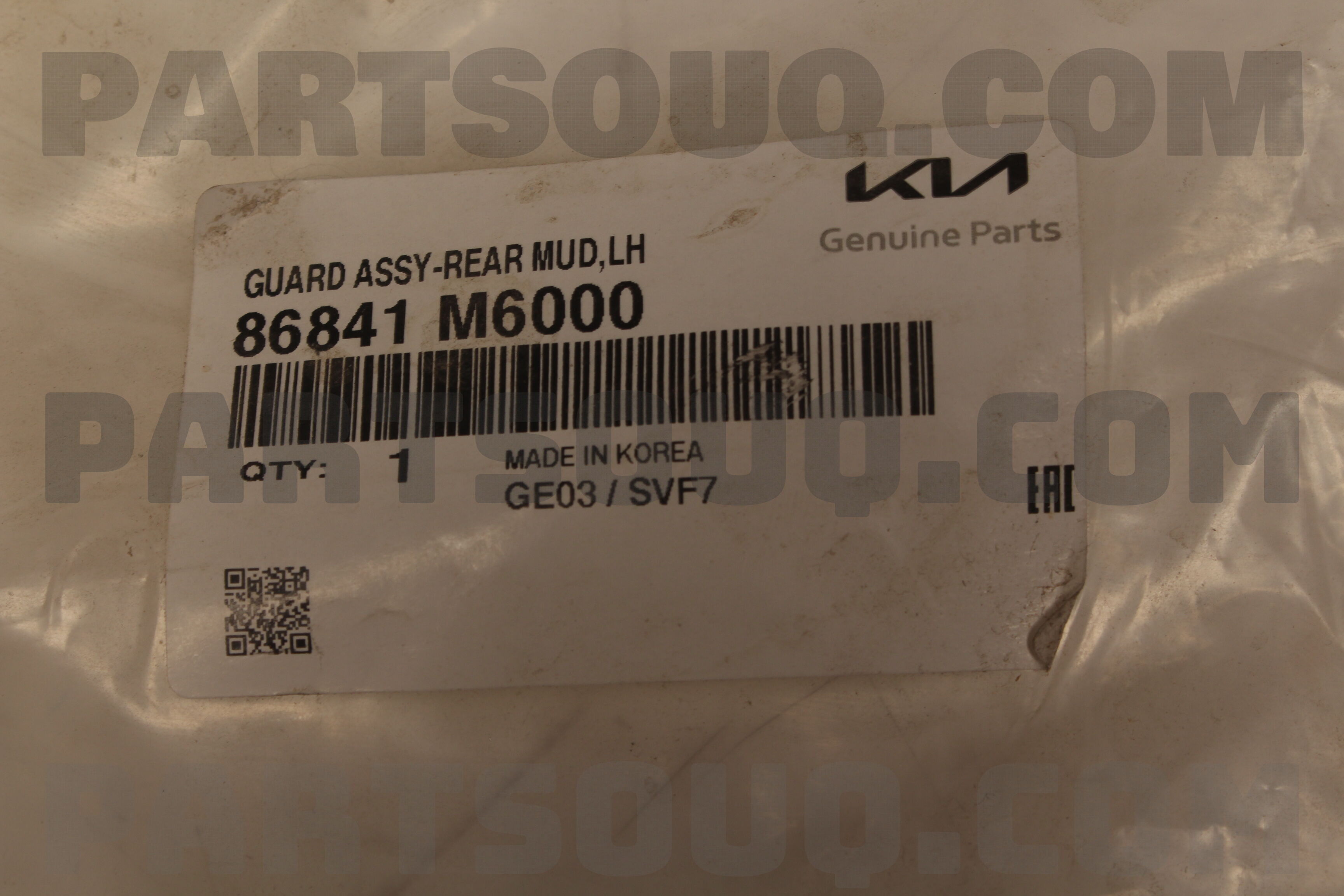 Chắn Bùn Bánh Xe Sau Trái Kia Forte / Cerato Mã phụ tùng 86841M6000