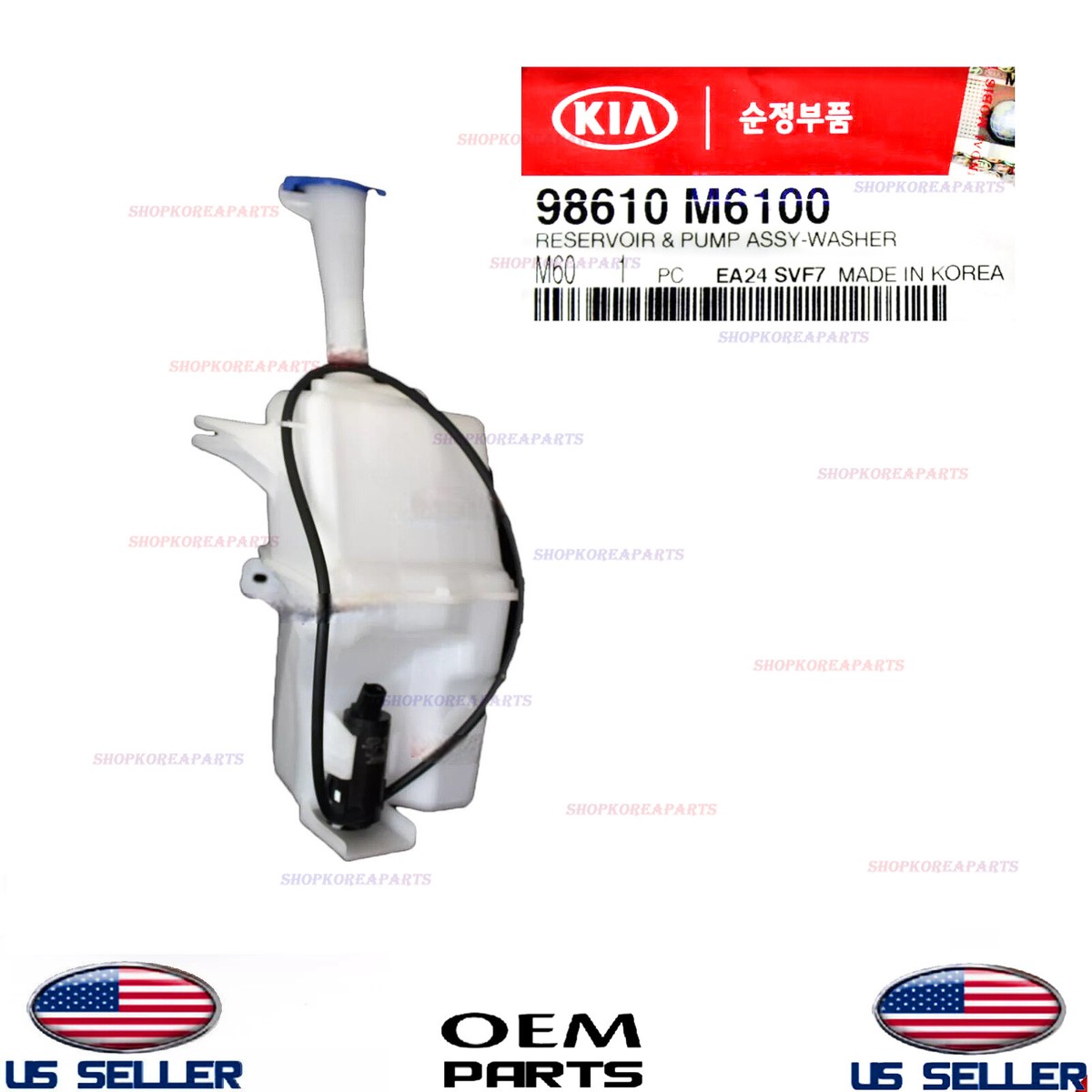 Bình Nước Rửa Kính Kia Forte / Cerato Mã phụ tùng 98610M6100
