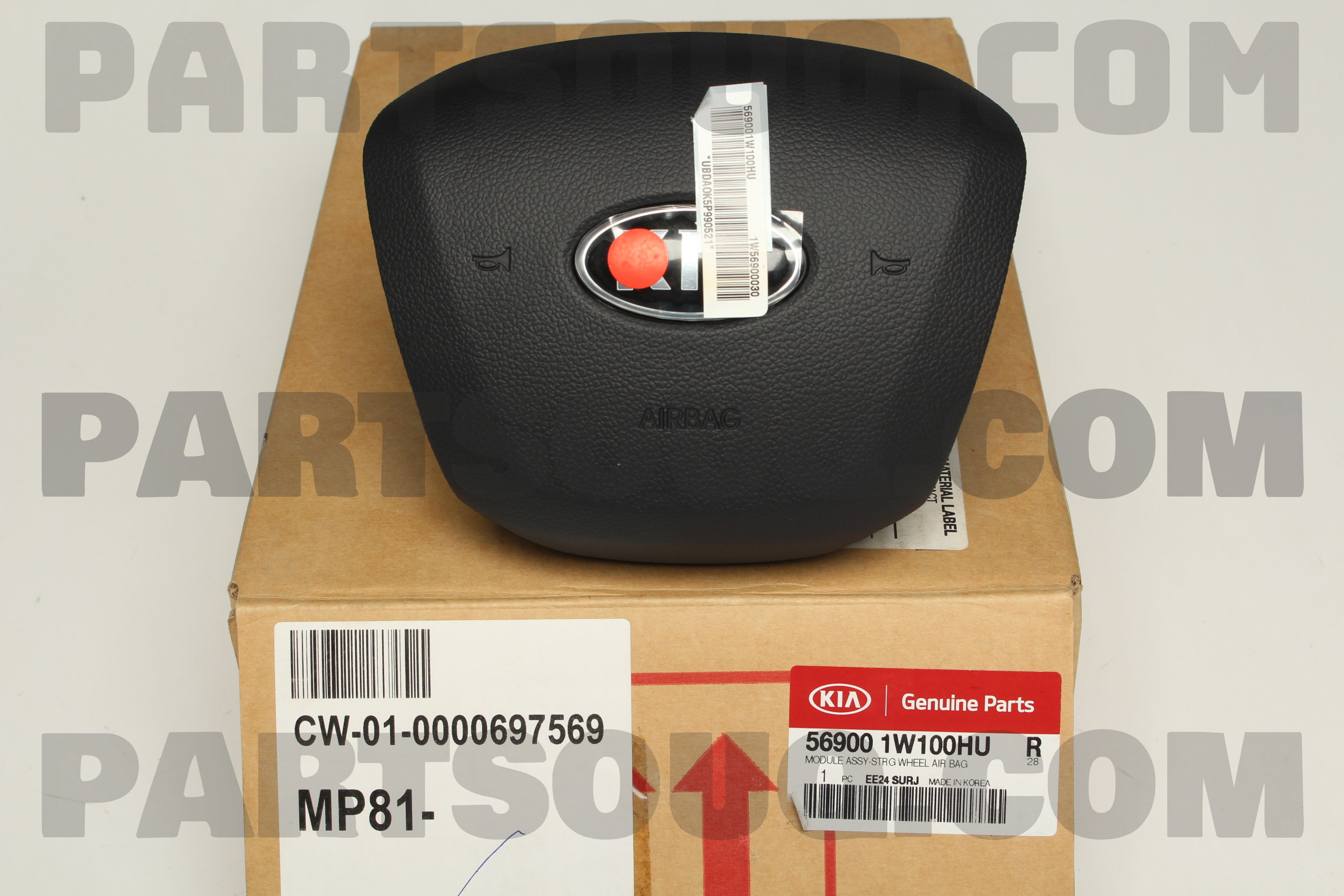 Túi Khí Chính Kia Morning / Picanto Mã phụ tùng 569001Y100GAH